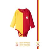 Galatasaray Orijinal Lisanslı Parçalı Uzun Kol Bebek Body Zıbın