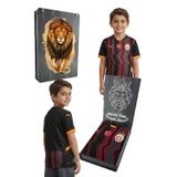 GALATASARAY ORİJİNAL LİSANSLI PUMA ÇOCUK SİYAH FORMA UV KUTU HEDİYELİ