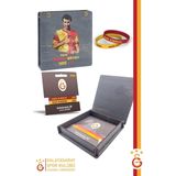 Galatasaray Orijinal Lisanslı Sarı Kırmızı 1905 2'li Çocuk Bileklik Metin Oktay Baskılı Ahşap Kutulu