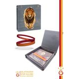 Galatasaray Orijinal Lisanslı Sarı Kırmızı 2'li Bileklik Aslan Baskılı Hediyelik Ahşap Kutulu