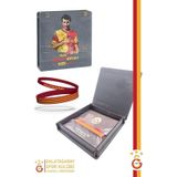 Galatasaray Orijinal Lisanslı Sarı Kırmızı 2'li Yetişkin Bileklik Metin Oktay Baskı Hediyelik Kutulu