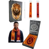 Galatasaray Orijinal Lisanslı Sarı Kırmızı Şal Atkı 140 cm UV Kutulu - Kırmızı - Sarı
