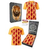 Galatasaray Orijinal Lisanslı Sıfır Yaka A Takım Antrenman 5 Yıldızlı T-Shirt + Bileklik Set Hediyelik Ahşap Kutulu