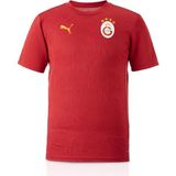 Galatasaray Orijinal Lisanslı Sıfır Yaka Kırmızı A Takım Antrenman T-Shirt - 023-Kırmızı