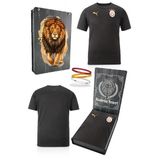 Galatasaray Orijinal Lisanslı Sıfır Yaka Siyah A Takım Antrenman T-Shirt + Bileklik Set