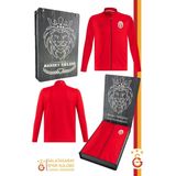Galatasaray Orijinal Lisanslı Tam Fermuarlı Dik Yaka Kırmızı Antrenman Sweat Kişiye Ö