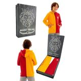 Galatasaray Orijinal Sarı Kırmızı Kapüşonlu Çocuk Sweat Kişiye Özel Hediyelik Ahşap K