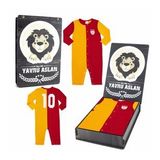 Galatasaray Orijinal Uzun Kol Bebek Body Tulum Ahşap Kutulu