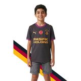Galatasaray Orjinal Lisanslı Puma 2026/2027 Deplasman Siyah Çocuk Forma