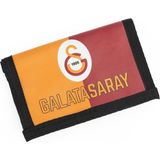 Galatasaray Parçalı Suni Deri Cüzdan - Sarı - Kırmızı