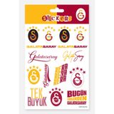 Galatasaray PİOLENT GSST26004 TARAFTAR STICKER ETİKET 1 YP. TEKLİ KARTELA