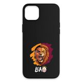 Galatasaray Rafael Leão Aslan iPhone 14 Kılıf (Deri) - Lisanslı Orijinal