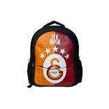 Galatasaray Renkli Taraftar Sırt Çantası, Unisex Çocuk Okul Çantası, Kırmızı