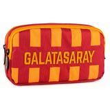 Galatasaray Sarı Kırmızı Nakışlı Okul Kalemliği / Kalem Çantası - Erkek Çocuk - İki Bölmeli - Me25542