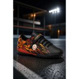 Galatasaray ST-6053 Cırtlı Siyah Erkek Çocuk Halı Saha Ayakkabısı
