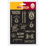 Galatasaray Sticker Seti Siyah Asil - Lisanslı Orijinal