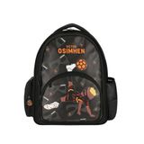 Galatasaray Victor Osimhen Lisanslı Suni Deri Okul Çantası, Siyah