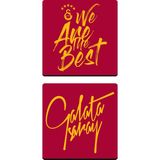 Galatasaray We Are The Best Ahşap Bardak Altlığı (2'li Set) - Lisanslı Orijinal