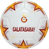 Galatasaray Yeni Koleksiyon Serisi Lisanslı 32 Panel Dikişli 5 Numaralı Astarlı Futbol Topu - Beyaz - Kırmızı - Sarı