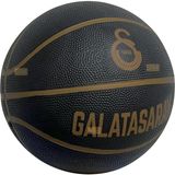 Galatasaray Yeni Koleksiyon Tricolor Serisi Lisanslı ve Logo Baskılı 7 Numaralı Kauçuk Basketbol Topu - Siyah