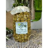 Galatia Cvz Aydın Yöresi (Çekiçte) Eğri Çekirdek Cinsi Sofralık Tatlandırılmış Kırma Yeşil Zeytin 2 Kg (200-220) Kalibre - 3 kg