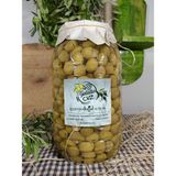 Galatia Cvz Aydın Yöresi Gemlik Cinsi Sofralık Tatlandırılmış Kırma Yeşil Zeytin 2 Kg (200-220) Kalibre - 3 kg