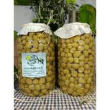 Galatia Cvz Aydın Yöresi Manzalina Cinsi Sofralık Tatlandırılmış Kırma Yeşil Zeytin 2+2 Kg (200-220) Kalibre - 6 kg