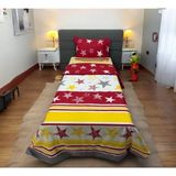 Galawarra Kidness Pamuklu Tek Kişilik Çocuk Nevresim Takımı - Sarı - Kırmızı - 100 x 200 cm
