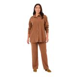 Galaxi Kadın Büyük Beden Bağcıklı Camel Pantolon, Galaxi, Camel, 44, 4023 Camel, 10002421014023