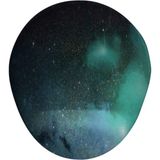 Galaxy 1 Oval Bilek Destekli Mouse Pad - Renkli