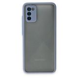 Galaxy A02S Kılıf Montreal Silikon Kapak - Gri