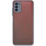 Galaxy A03S Kılıf Montreal Silikon Kapak - Gri