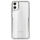 Galaxy A05 Kılıf Boyi Silikon Kapak - Gümüş