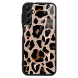 Galaxy A14 5G Kılıf Kamera Korumalı Desenli Luxury Portrait Painting Lusi Kapak Leopar