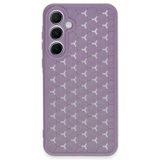 Galaxy A15 4G Kılıf Petek Silikon Kapak - Lila
