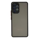 Galaxy A23 4G Kılıf Montreal Silikon Kapak - Siyah