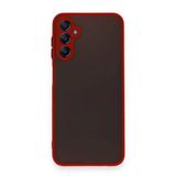 Galaxy A25 5G Kılıf Montreal Silikon Kapak - Kırmızı