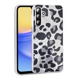 Galaxy A26 İle Uyumlu Kılıf Desenli Mep Kapak Gri Leopar
