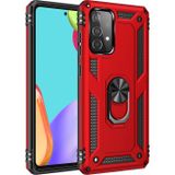 Galaxy A33 5G Kılıf Sofya Yüzüklü Silikon Kapak - Kırmızı