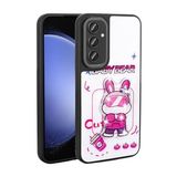 Galaxy A34 Kilif Parlayan Kabartmali Ikonik Figurlu Amas Silikon Kapak