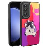 Galaxy A35 Kilif Parlayan Kabartmali Ikonik Figurlu Zore Amas Silikon Kapak