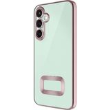 Galaxy A56 Kılıf Köşeleri Renkli Şeffaf Kamera Korumalı Silikon Luxury Kapak