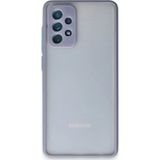 Galaxy A72 Kılıf Montreal Silikon Kapak - Gri