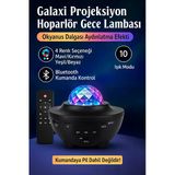 Galaxy Bluetooth Hoparlör Gece Lambası Lazer Işık Ve Parti Led Disko Topu