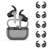 Galaxy Buds 3 Pro için Kulak Kancası, WADVCU 5 Çift Kulak Kancası Samsung Galaxy Buds 3 Pro Silikon Aksesuarları ile Uyumlu Kaymaz Kulak Kılıfları Tutucu [Şarj Kutusuna Uygun Değil] (Siyah)