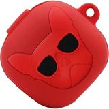 Galaxy Buds Live / Galaxy Buds 2 / Galaxy Buds Pro Silikon Renkli Figürlü Kılıf - Kırmızı