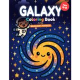 Galaxy Coloring Book for Kids Ages 4-8 | Bold and Easy Galaxy & Space Coloring Book with Fun Facts: 25 Big & Simple Pictures to Color — Cute Galaxies, ... Every Picture (Space Coloring Adventures)