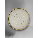 Galaxy D-218-a-11 Eskitme Kadran 30 Cm Sessiz Akar Duvar Saati Gold Altın