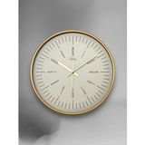 Galaxy D-218-A-8 Eskitme Kadran 30 CM Sessiz Akar Duvar Saati Gold-Beyaz