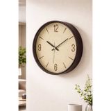 Galaxy Dekoratif Kahverengi Kasa Bej Kadran 30 Cm Duvar Saati D-218-A-099